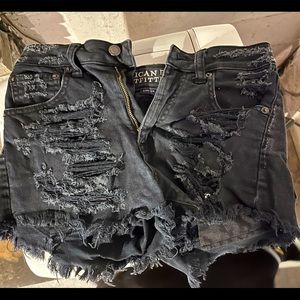 Black American Eagle Shorts
